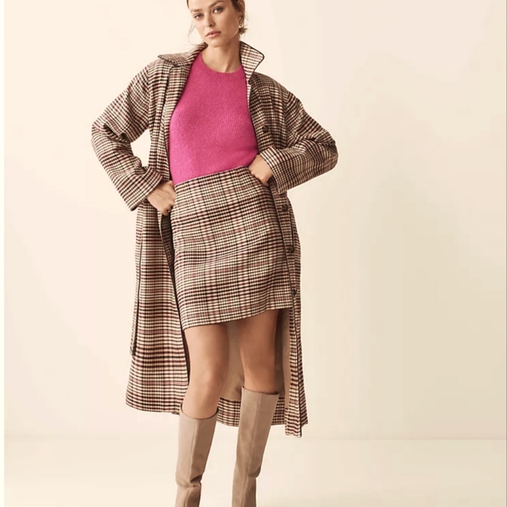 Lovely NWT A-Line Plaid Skirt